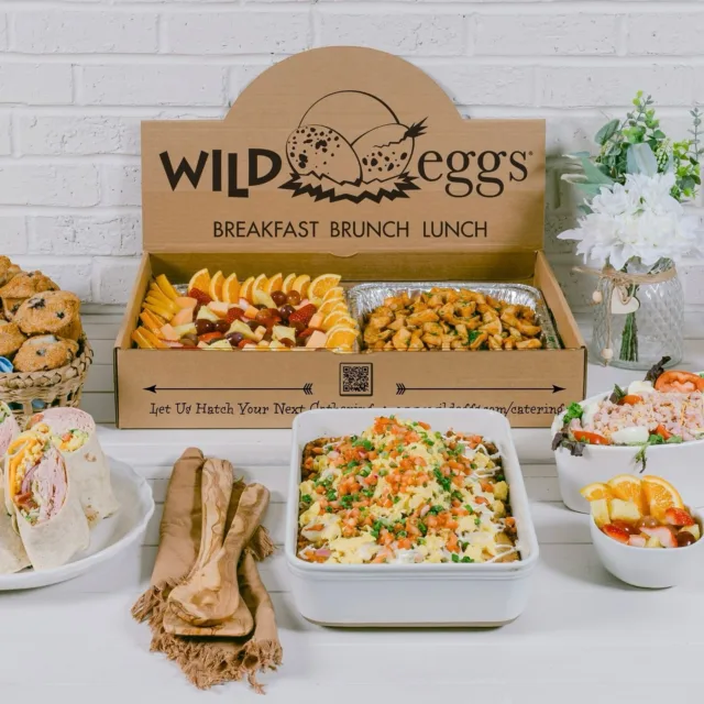 Customize your brunch buffet with Wild Eggs Catering 🍳

Our breakfast and lunch options make the perfect combo for parties, office luncheons, or hosting friends at home. View our menu today and place your order to put your mind at ease.

#StayWild
#WildEggsCatering